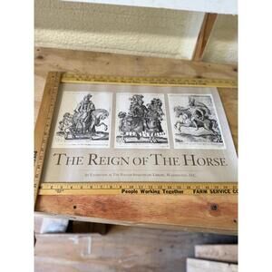 Poster The Reign of the Horse, 1991 exhibition at Folger Shakespeare Library